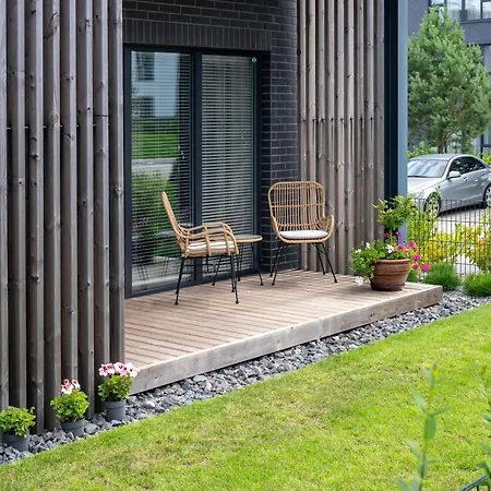 D33 - Brand New Luxury With Terrace, Garden, Ac And Parking Apartment Vilnius