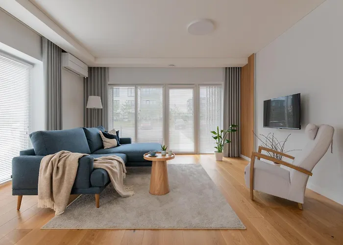 D33 - Brand New Luxury With Terrace, Garden, Ac And Parking Апартаменти Вільнюс