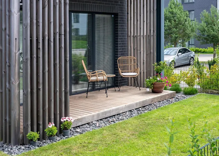 D33 - Brand New Luxury With Terrace, Garden, Ac And Parking Lägenhet Vilnius